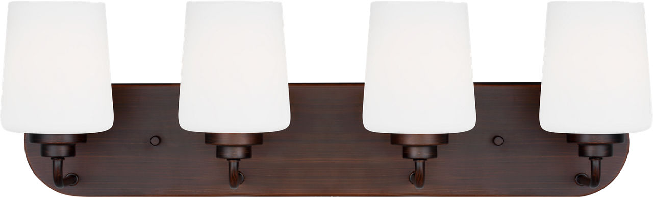 Windom Four Light Wall / Bath Bronze