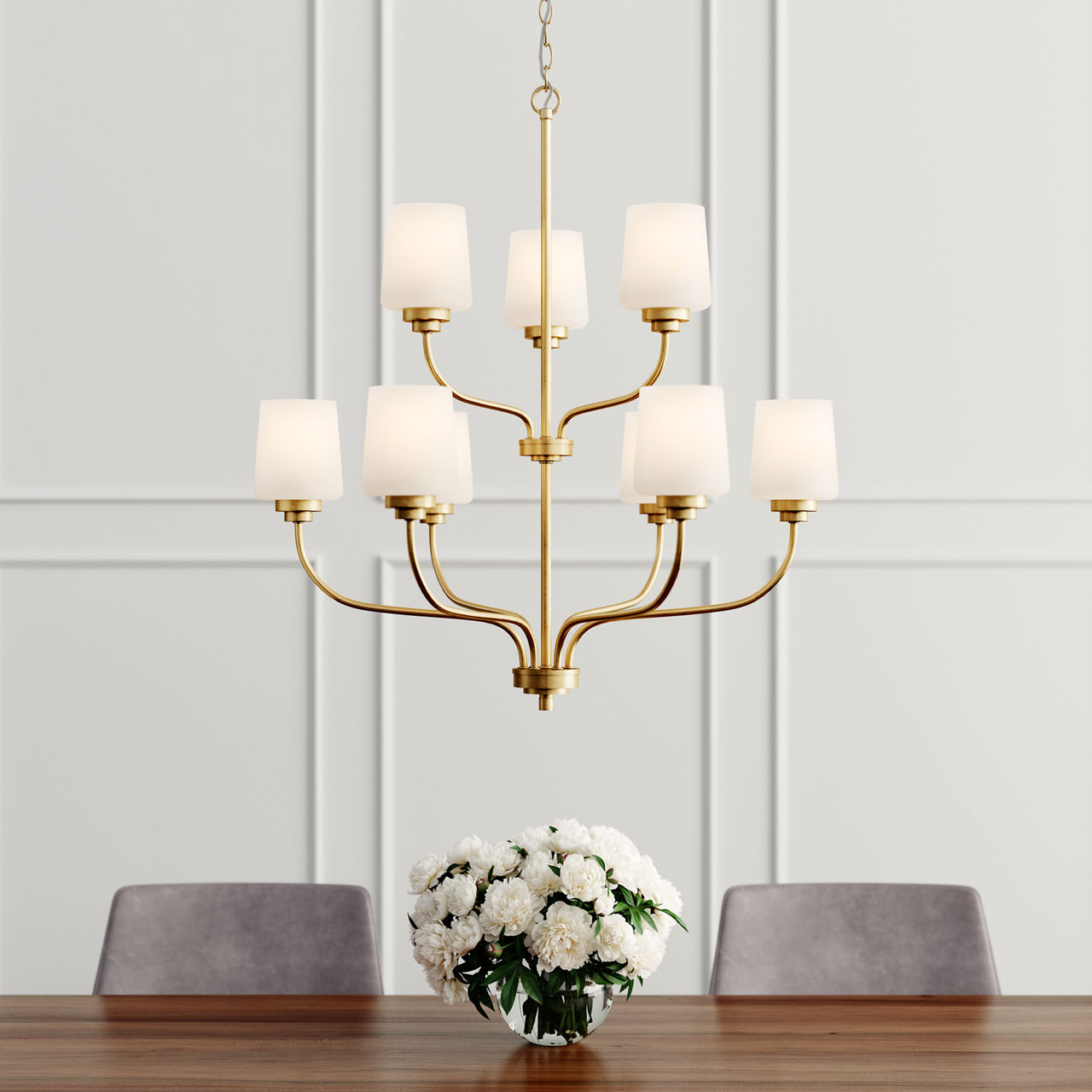 Windom Nine Light Chandelier - 3102809 | Visual Comfort
