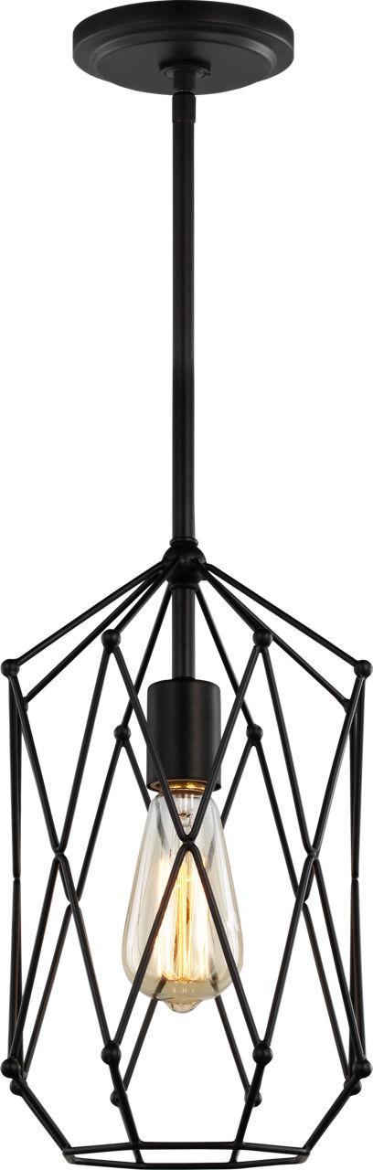 Zarra Small One Light Lantern Midnight Black