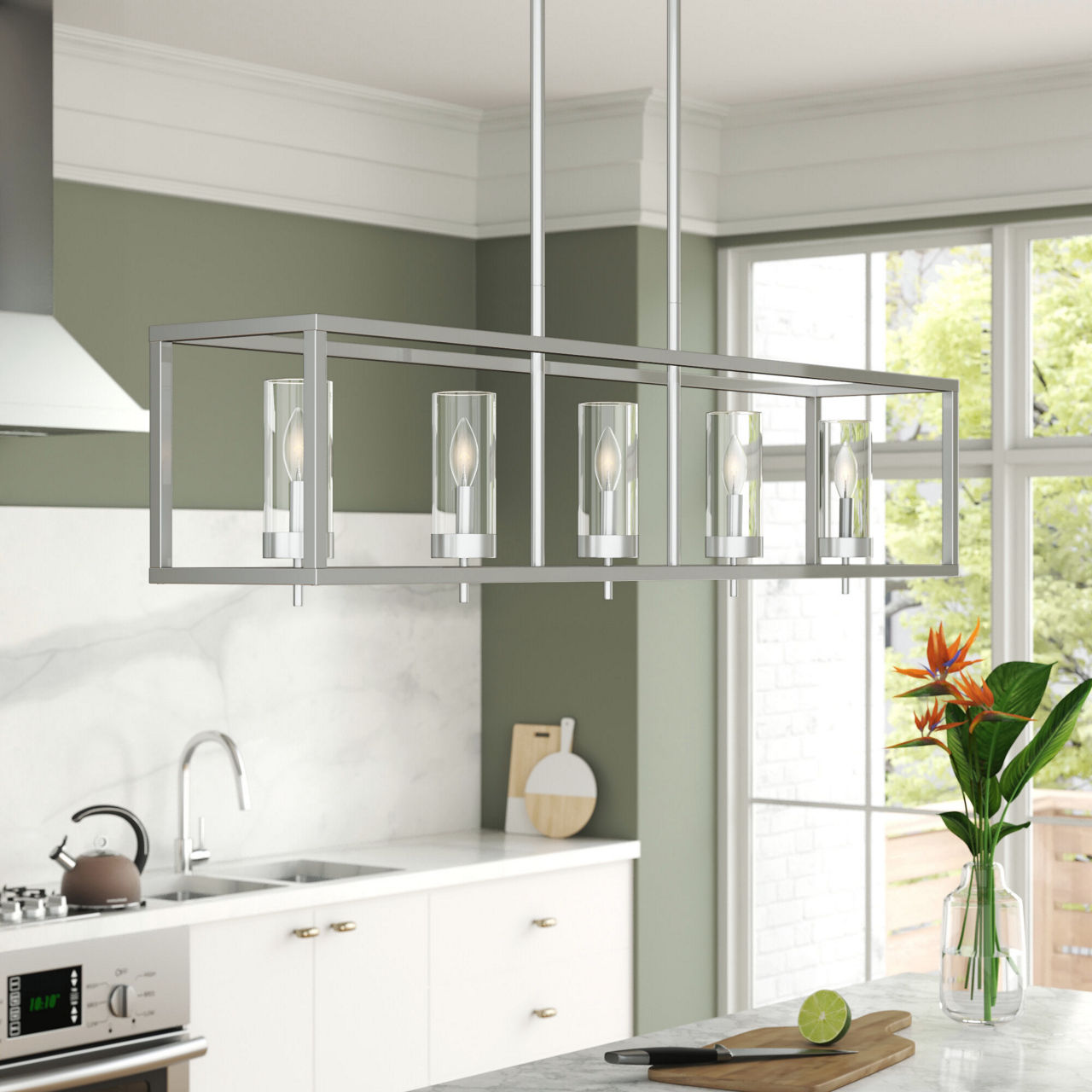 Zire Linear Chandelier - 6690305 | Visual Comfort