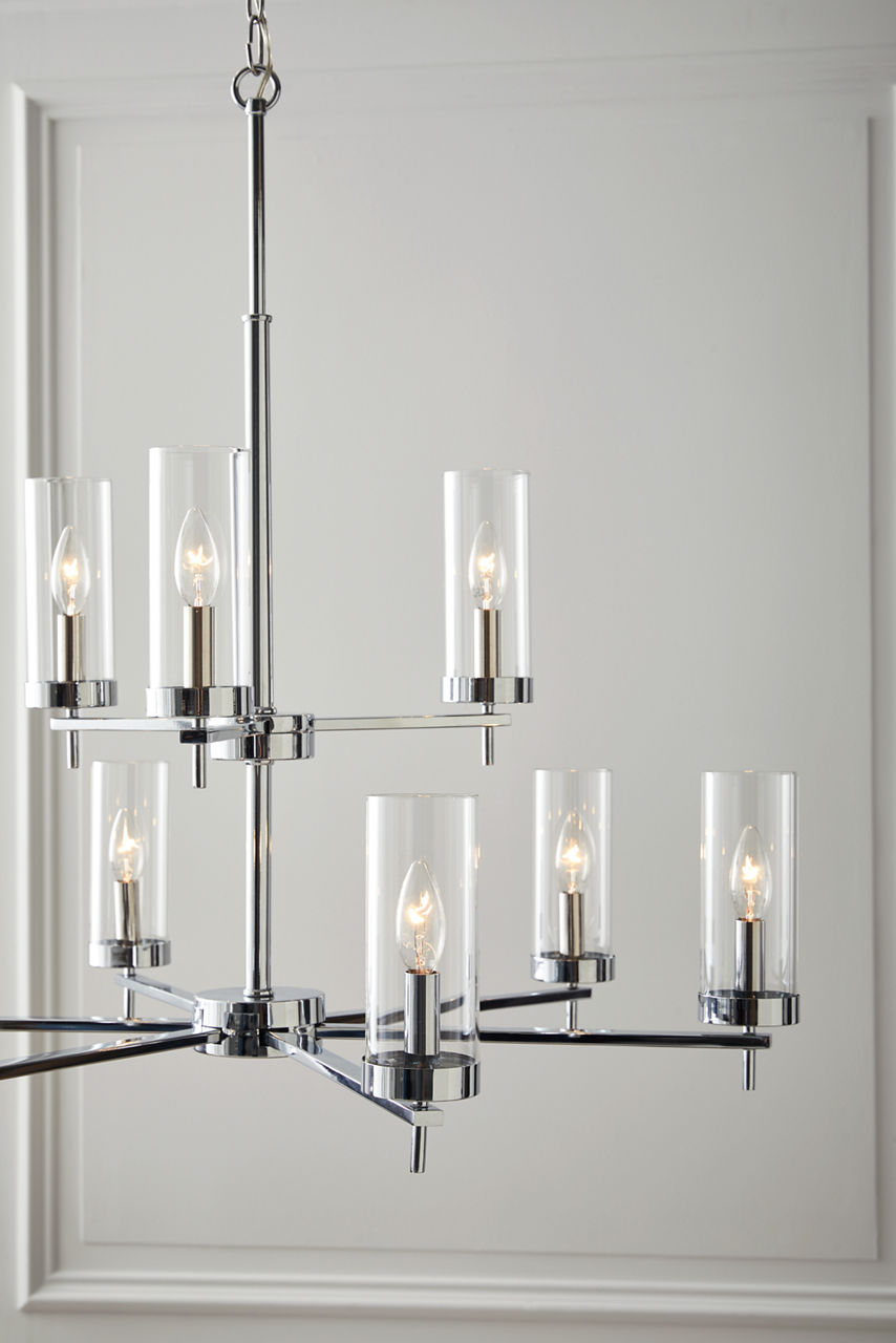 アライヴン　ライヴァージュ5点セット Zire Nine Light Chandelier - 3190309 | Visual Comfort