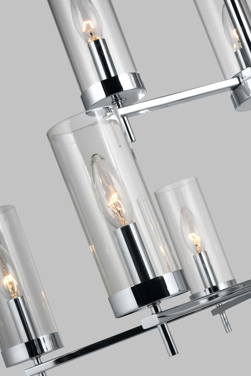 Zire Nine Light Chandelier - 3190309 | Visual Comfort