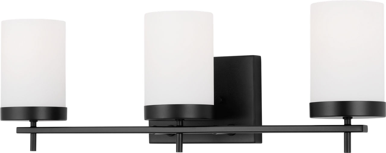 Zire Three Light Bath Midnight Black