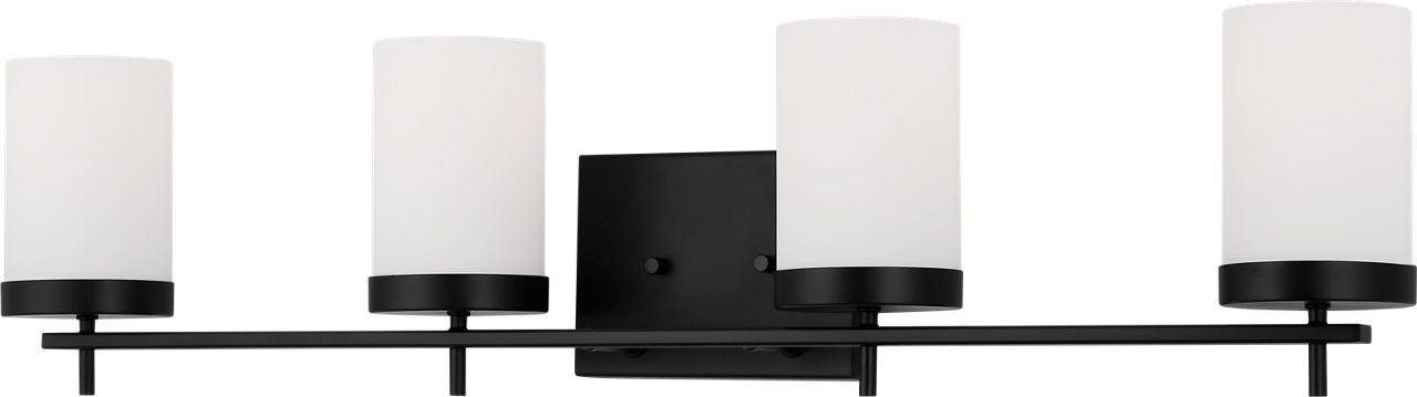 Zire Four Light Bath Midnight Black