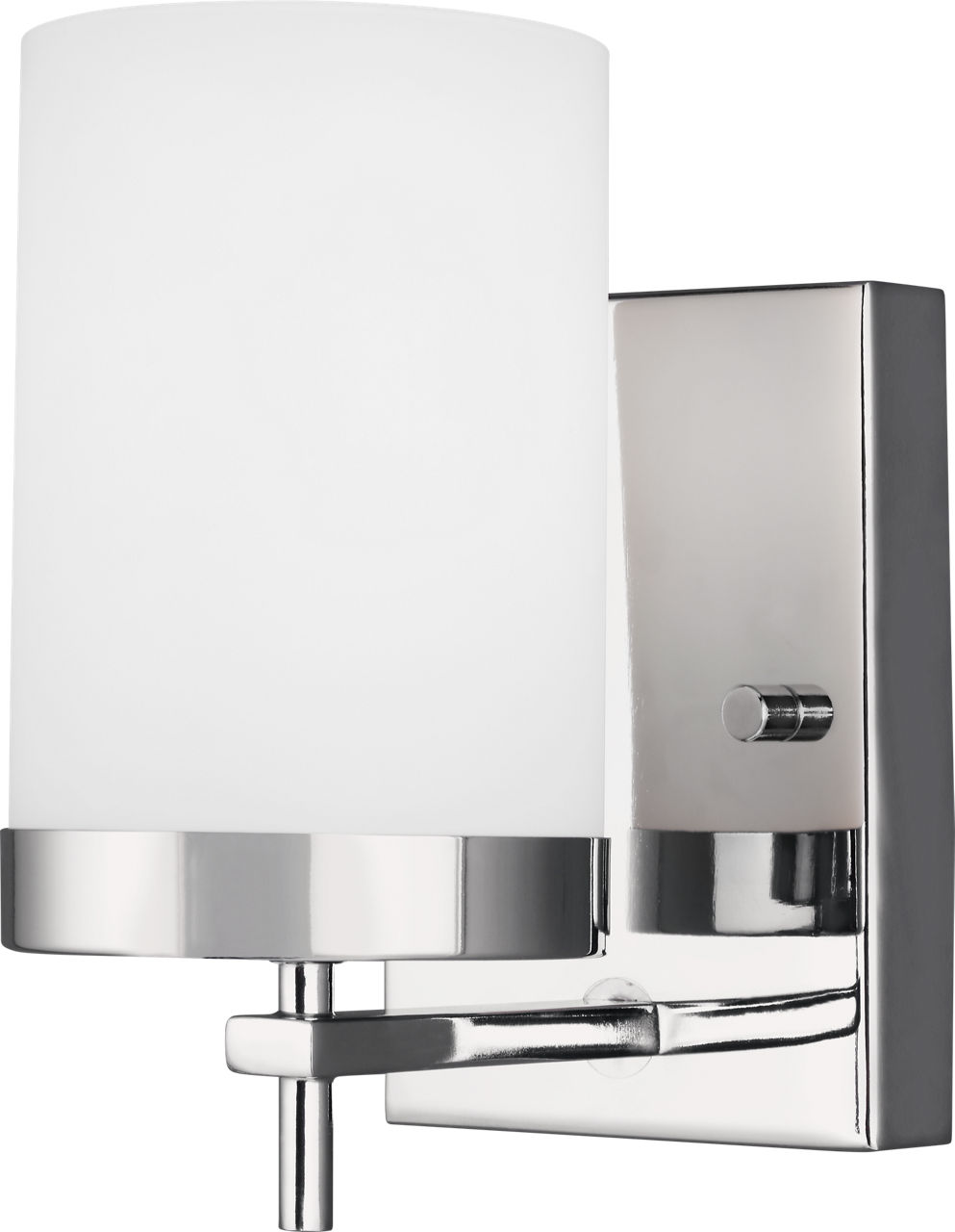 Zire One Light Wall / Bath Sconce in Chrome