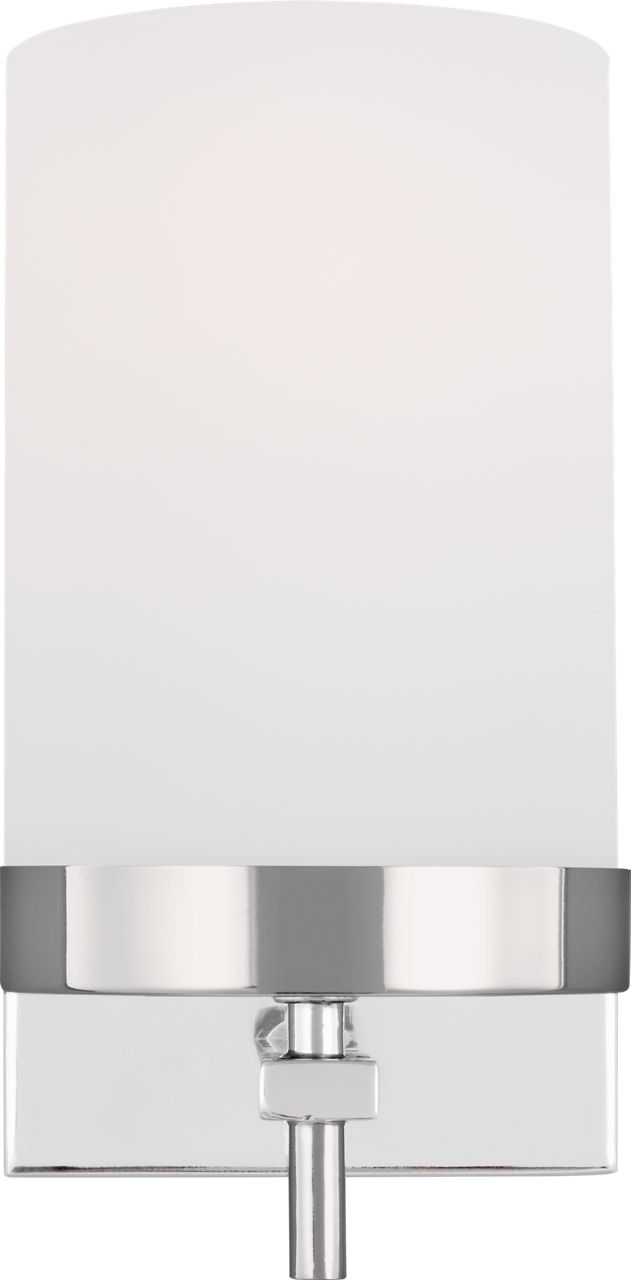 Zire One Light Wall / Bath Sconce in Chrome