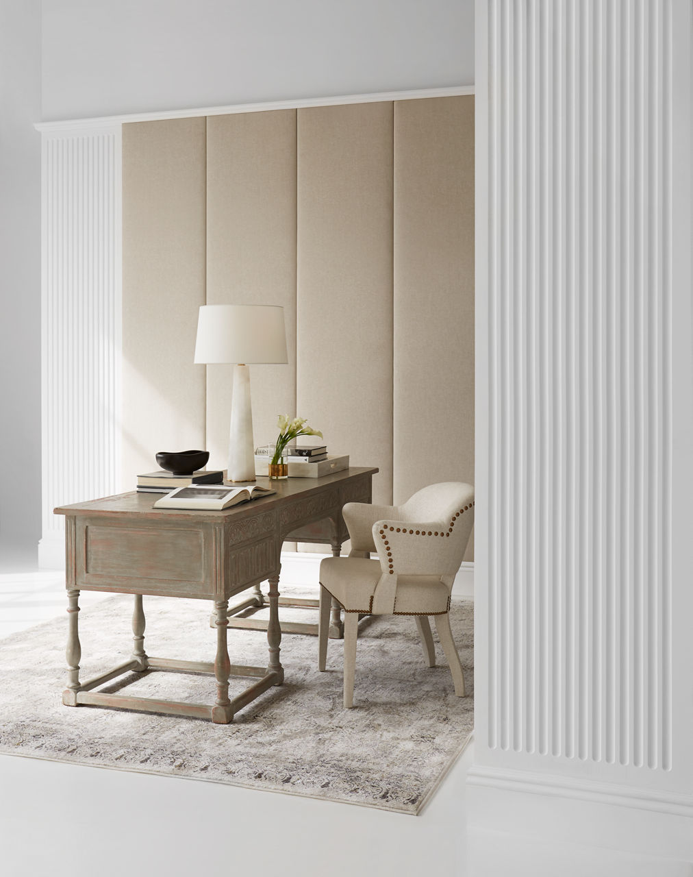 Adeline Large Quatrefoil Table Lamp - SK3906 | Visual Comfort