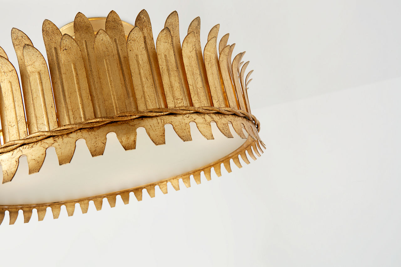 Leslie 16" Semi-Flush