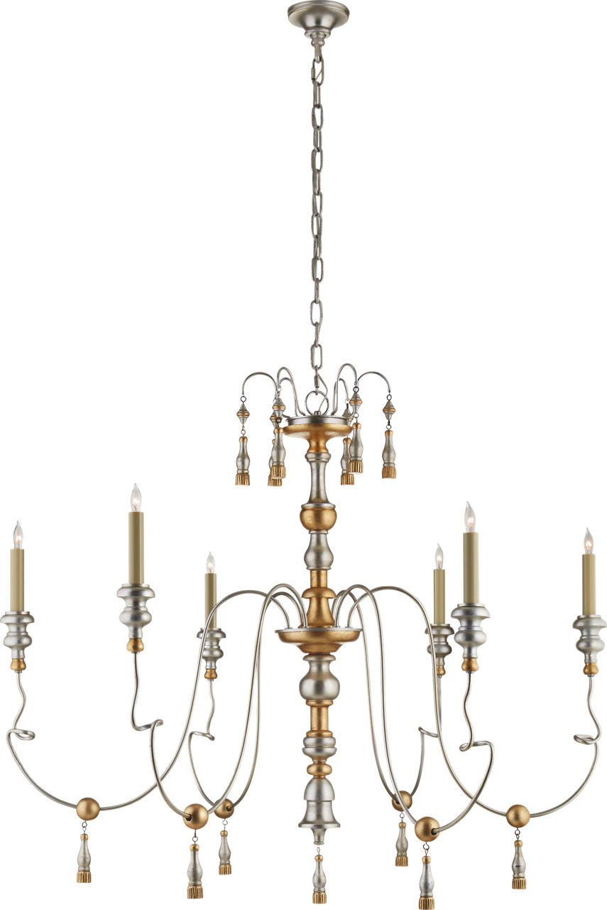 Michele Medium Chandelier in French Gild
