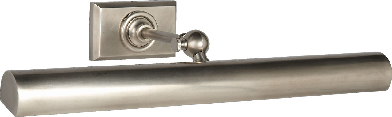 18" Cabinet Maker's Picture Light in Antique Nickel