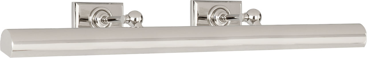 30" Cabinet Maker's Picture Light in Polished Nickel