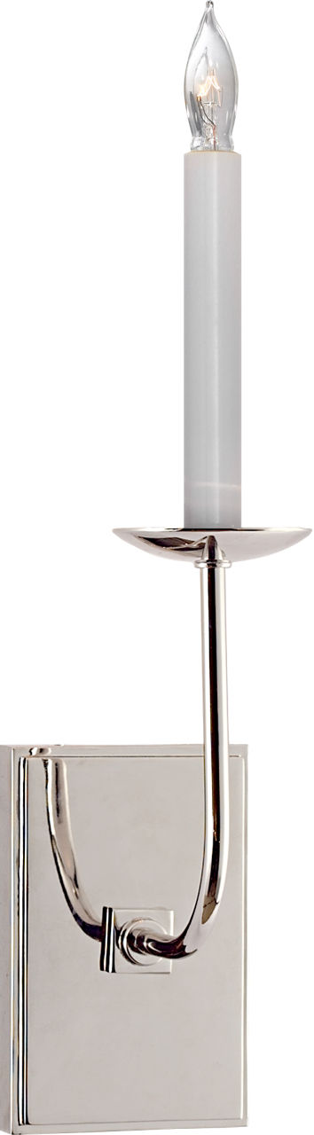 TT Single Sconce in Polished Nickel