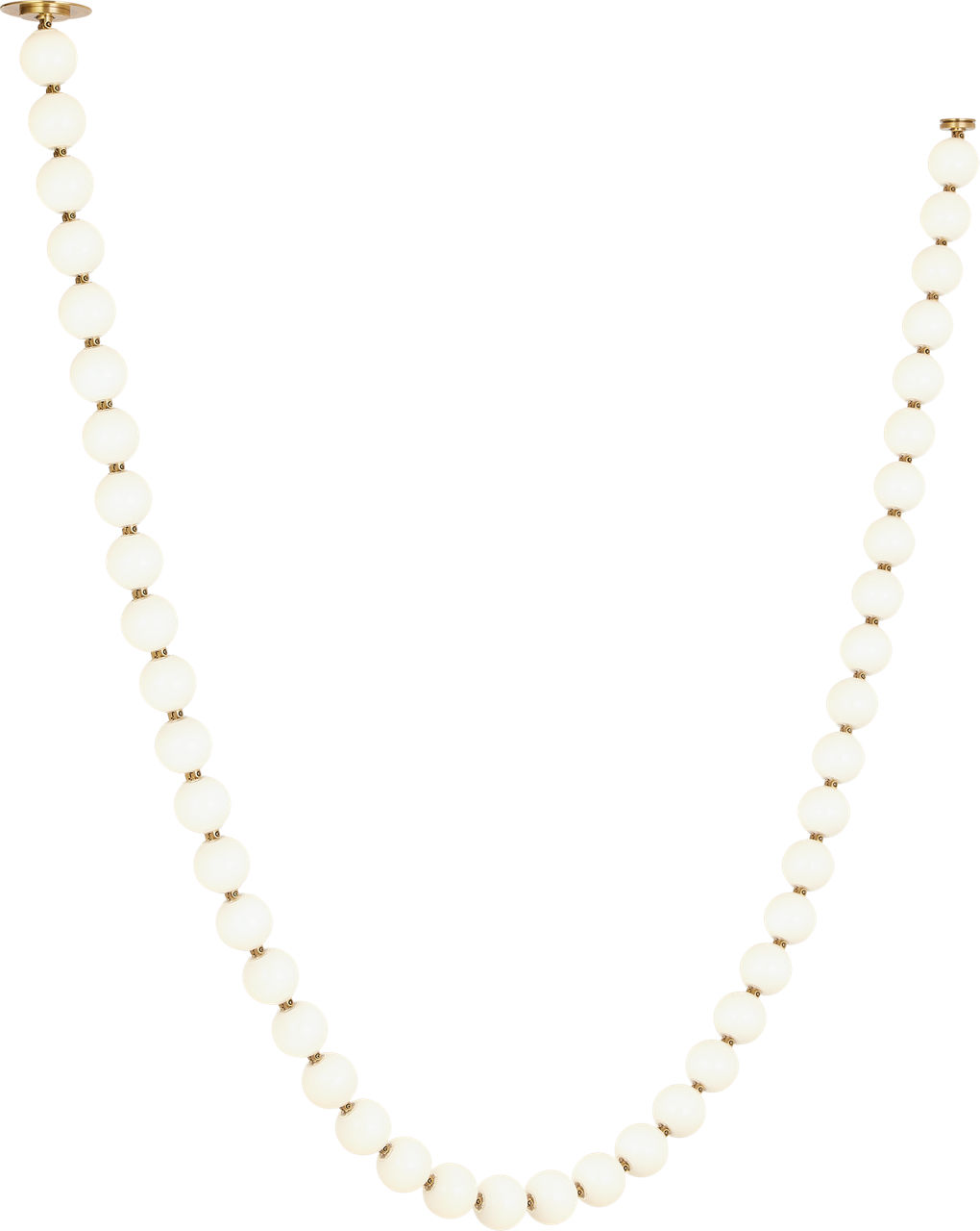 Perle 132 Chandelier in Natural Brass 2700K Remote 277V