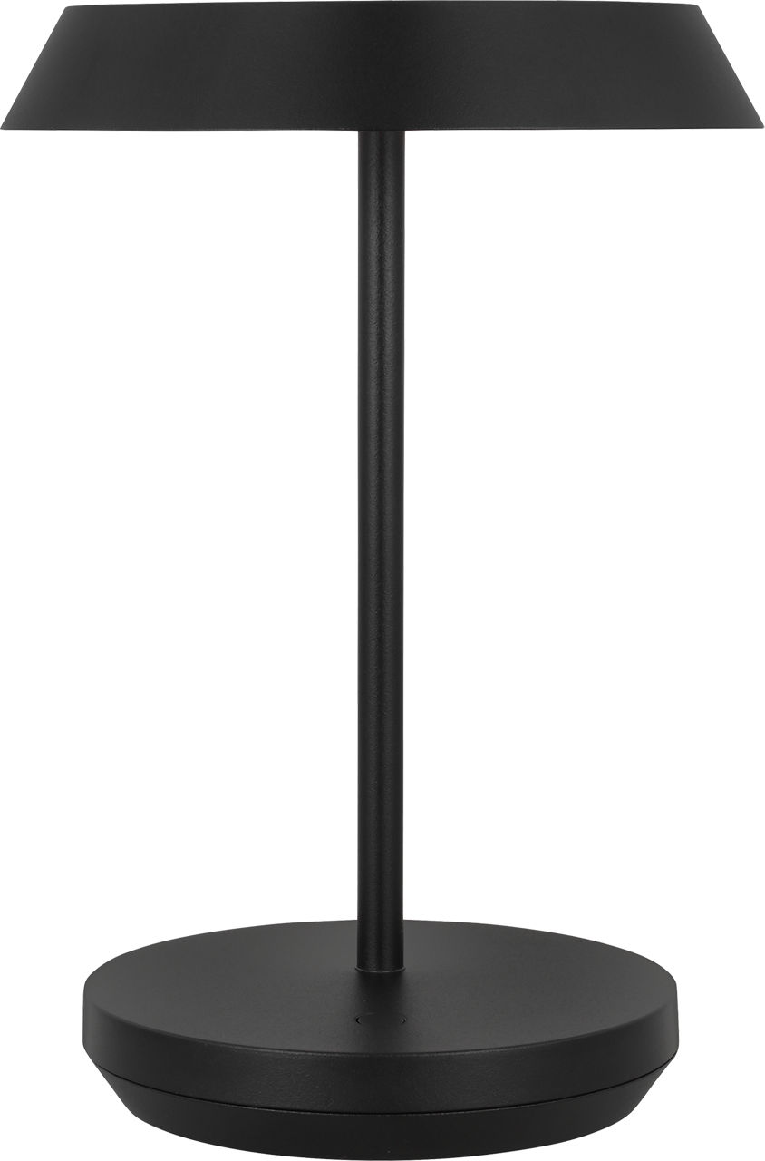 Tepa Short Accent Rechargeable Table Lamp Black 2700K 90 CRI