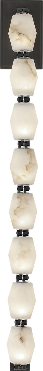 Collier Alabaster 28 Sconce in Bronze 3000K