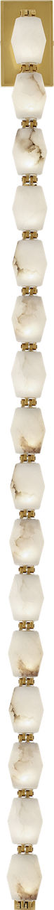 Collier Alabaster 53 Sconce in Hand-Rubbed Antique Brass 3000K