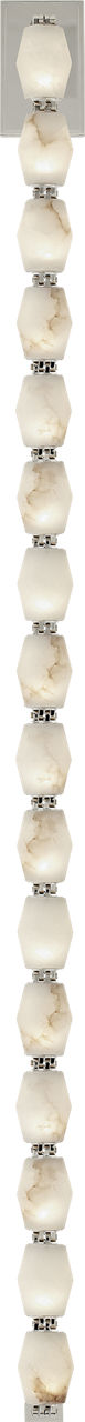 Collier Alabaster 53 Sconce in Polished Nickel 3000K