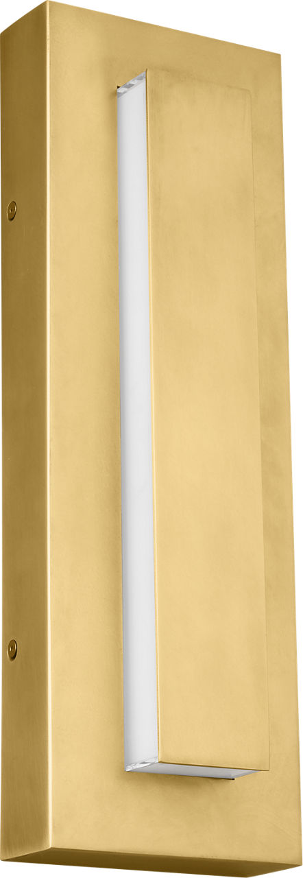 Aspen 15 Outdoor Wall Natural Brass 3000K 90 CRI