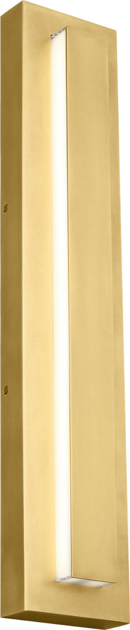 Aspen 26 Outdoor Wall Natural Brass 3000K 90 CRI