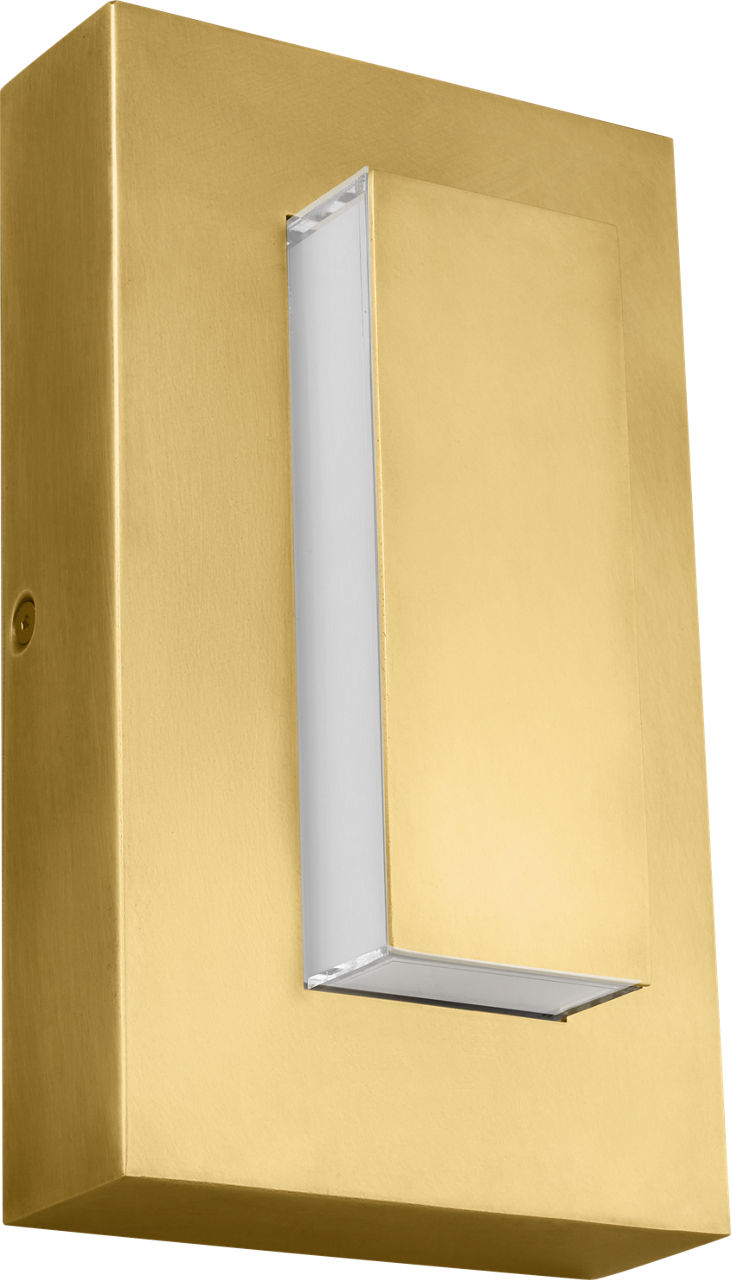 Aspen 8 Outdoor Wall Natural Brass 3000K 90 CRI