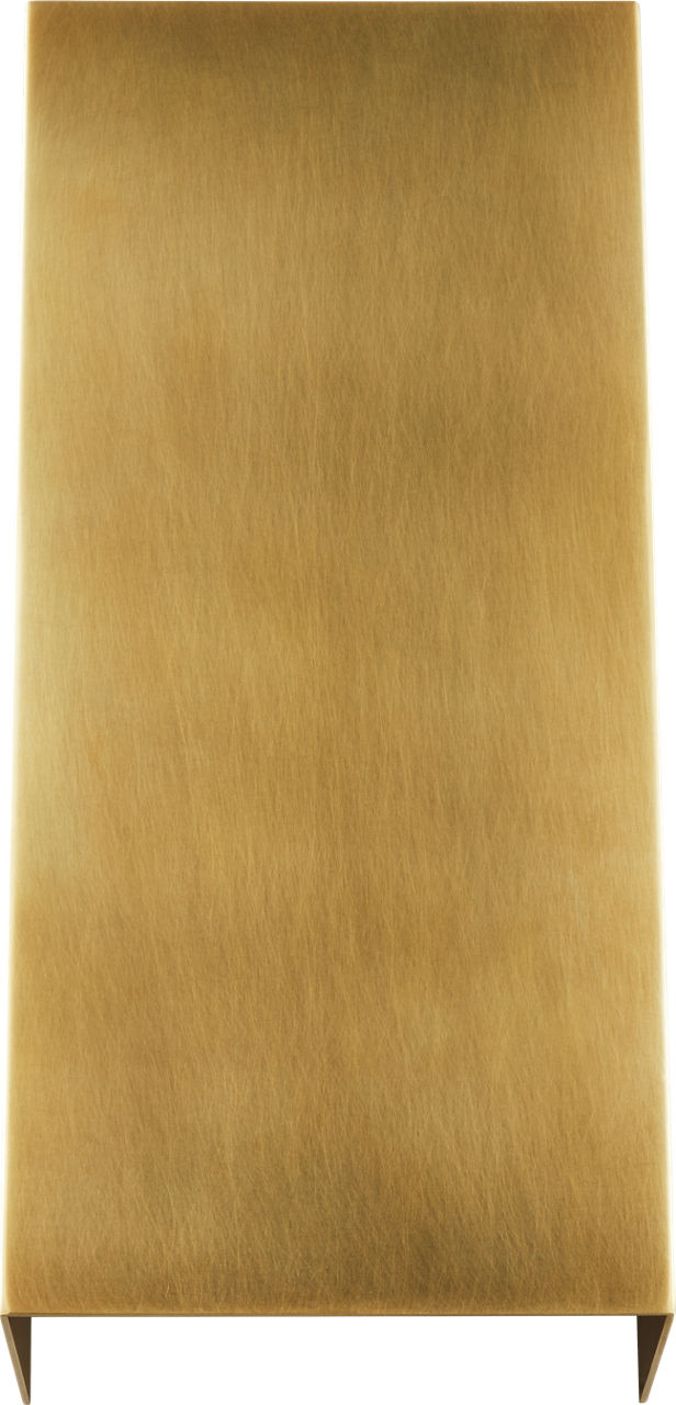 Brompton Medium Wall Sconce Natural Brass Integrated LED 90 CRI 3000K 120-277Vunv