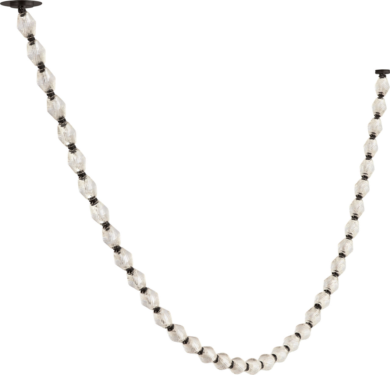 Collier 108 Chandelier Dark Bronze Integrated LED 90 CRI 2700K 120V (Remote)