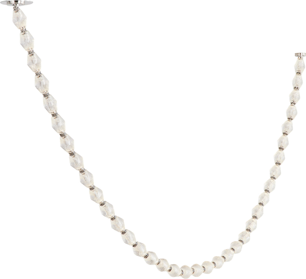 Collier 108 Chandelier Polished Nickel Integrated LED 90 CRI 2700K 120V (Remote)