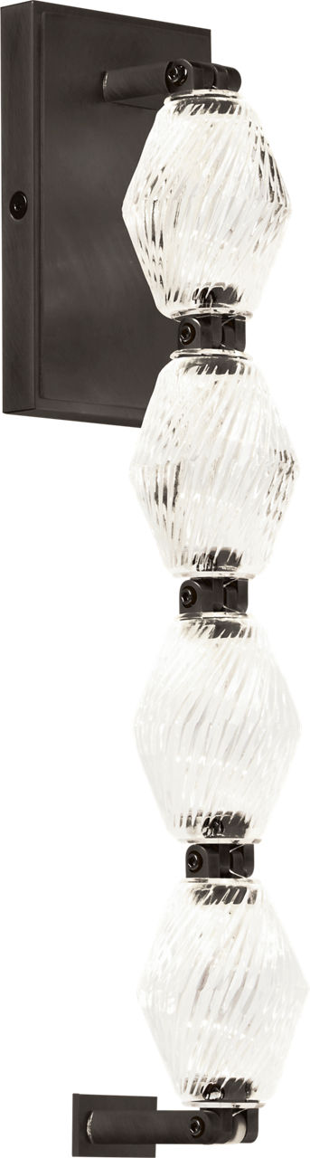 Collier 15 Wall Sconce Dark Bronze Integrated LED 90 CRI 2700K 120-277V Universal