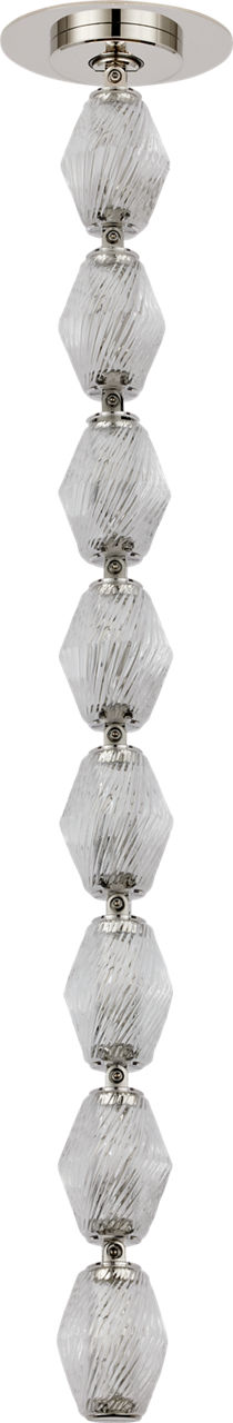 Collier 24 Pendant Polished Nickel Integrated LED 90 CRI 2700K 120V (Remote)