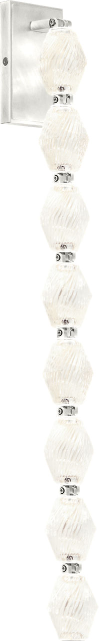 Collier 28 Wall Sconce Polished Nickel Integrated LED 2700K 90 CRI 120-277V Universal