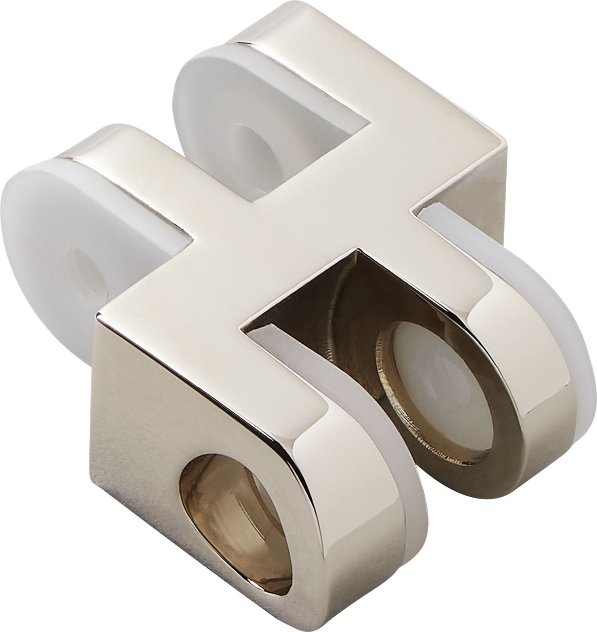 Collier Isolated Mechanical Connector Polished Nickel