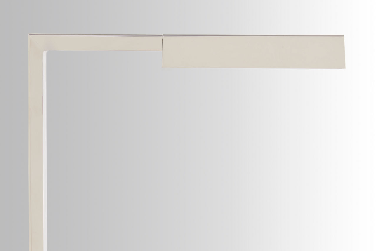 Dessau 46 Floor Lamp 46 polished nickel 2700K 90 CRI integrated led 90 cri 2700k 120v