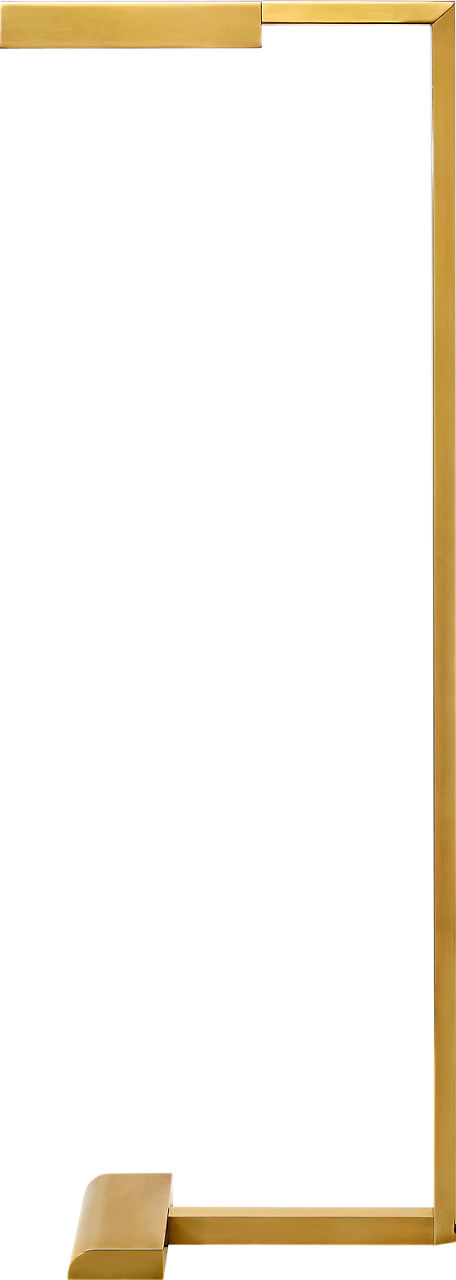 Dessau 46 Floor Lamp 46 Natural Brass 2700K 90 CRI integrated led 90 cri 2700k 120v