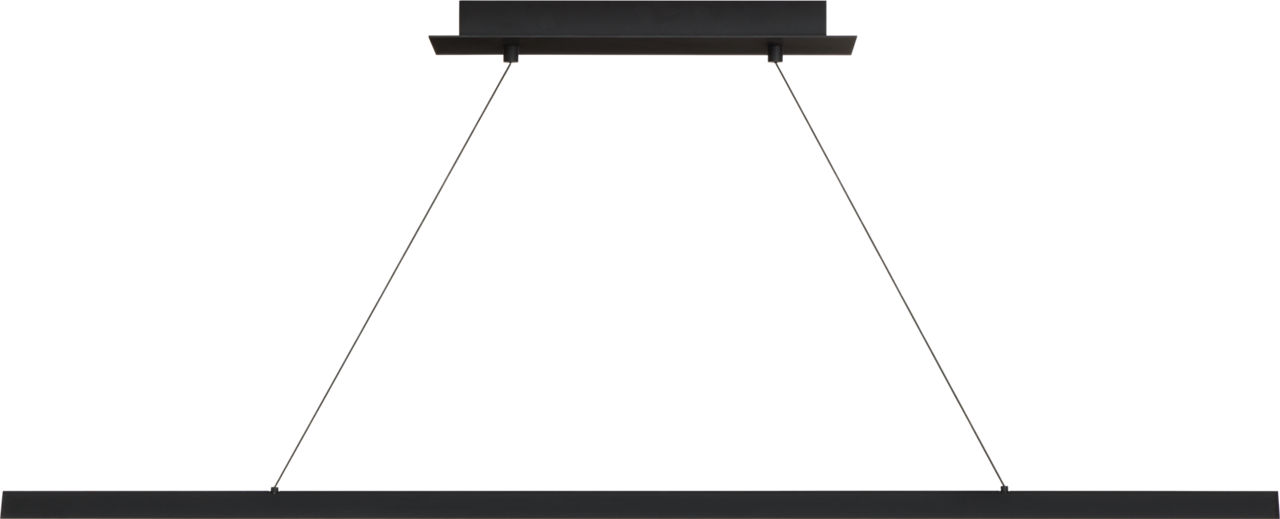 Dessau 48 Linear Suspension Nightshade Black 2700K/3000K Selectable 90 CRI LED selectable 2700k-3000k 120v