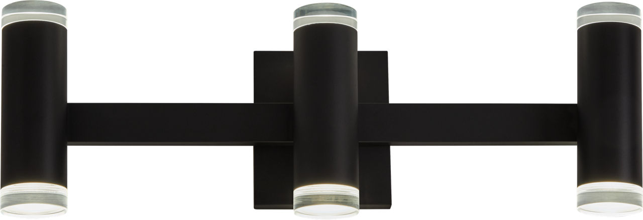 【b2l63】2色カラーLEDライトスクリーン OFF黒 60cm x 36cm Dobson II 3-Light Bath - 700BCDBS3 | Visual Comfort