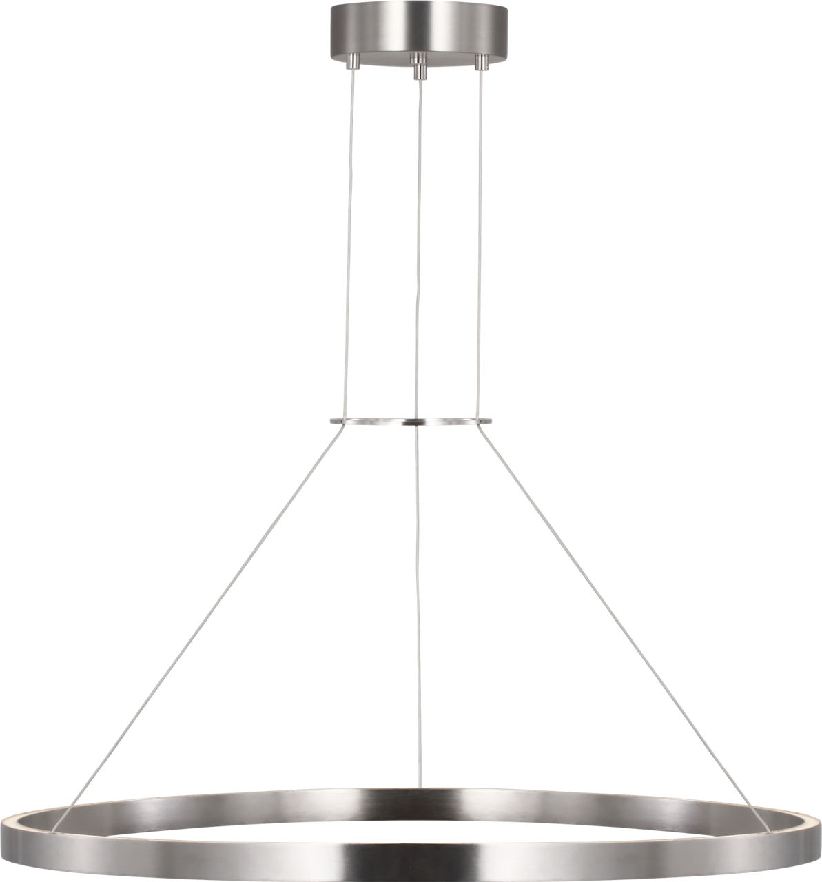 Fiama 30 Suspension 30" Diameter Satin Nickel LED 3000K 90 CRI90 cri 3000k 120v-277v unv