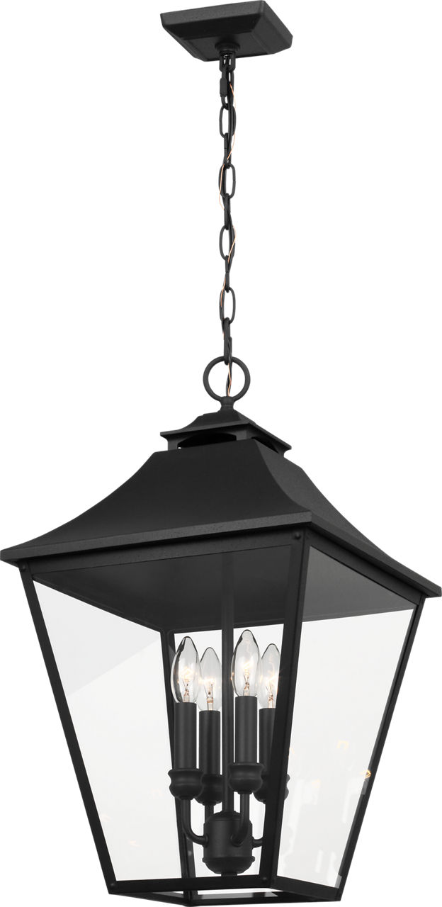 Galena Small Pendant Textured Black