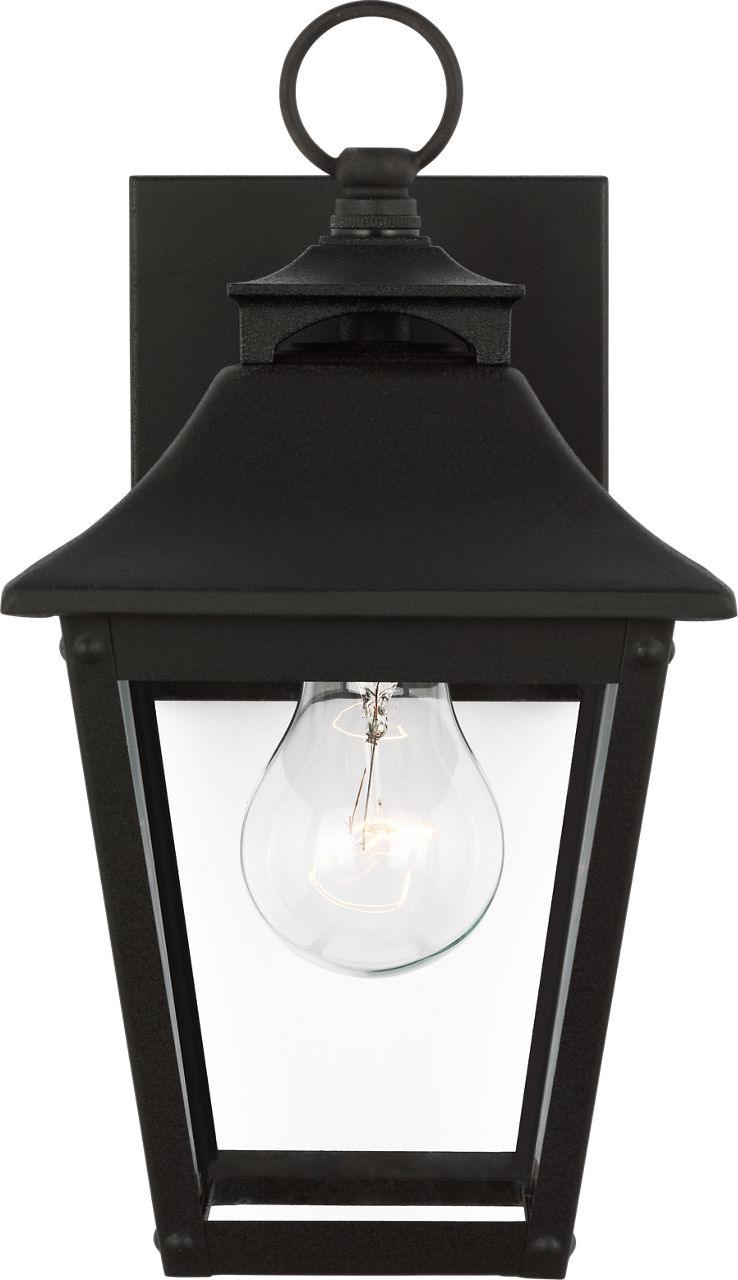 Galena Extra Small Lantern Textured Black