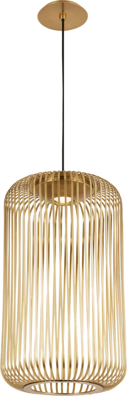 Kai 1 Pendant plated brass 3000K 90 CRI integrated led 90 cri 3000k 120v