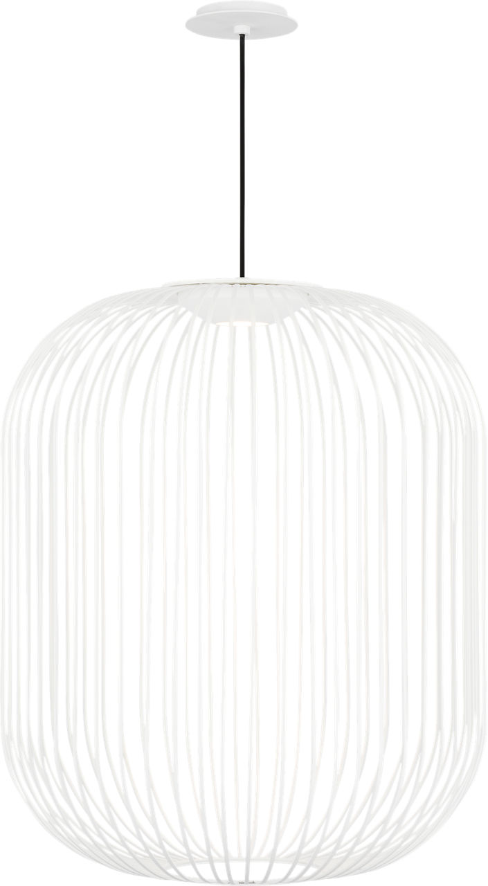 Kai 2 Pendant Matte White LED 90 CRI 3000K 120V