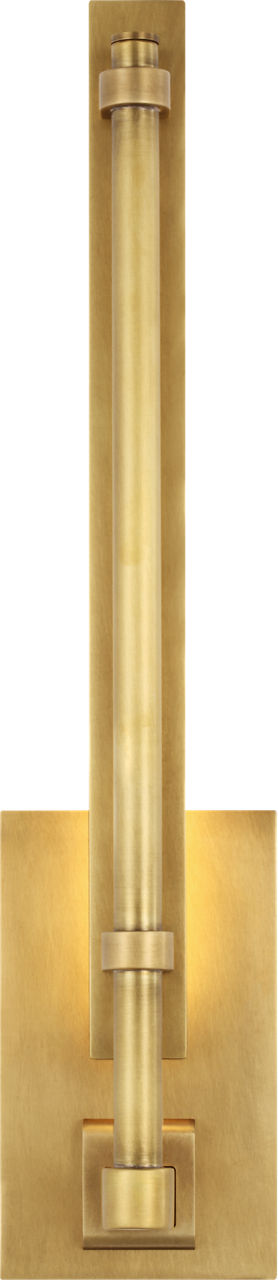 Kal Small Sconce Natural Brass 3000K 90 CRI integrated led 90 cri 3000k 120v