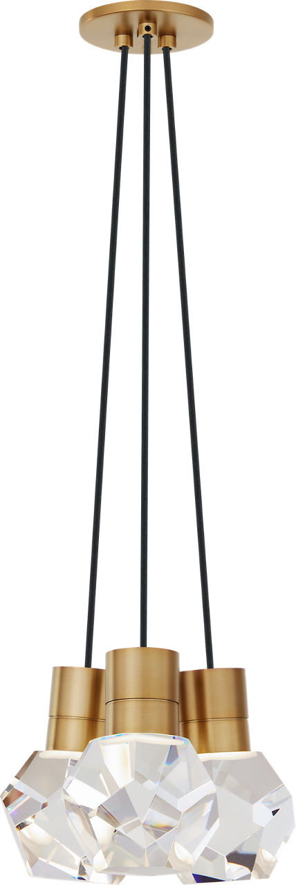 Kira 3-Light Chandelier - 700TDKIRAP3 | Visual Comfort