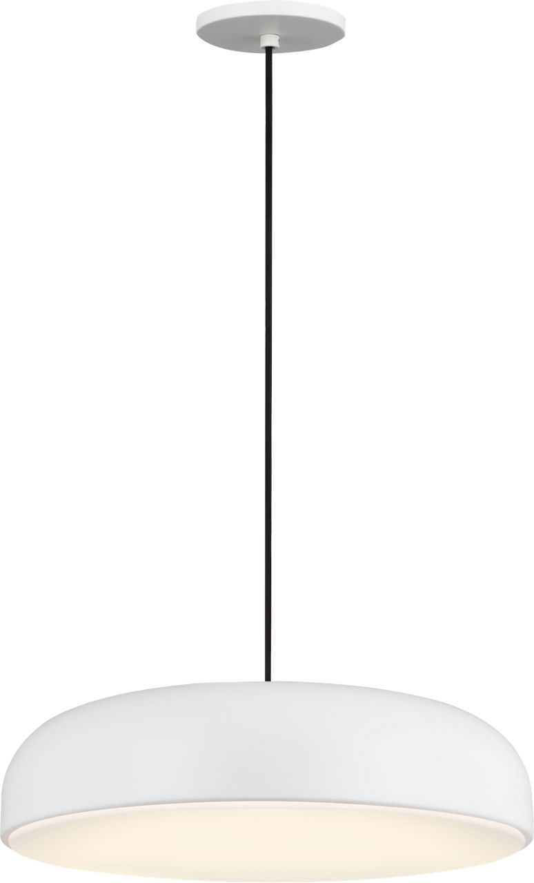 Kosa 18 Pendant matte White 3000K 90 CRI integrated led 90 cri 3000k 120v-277v unv