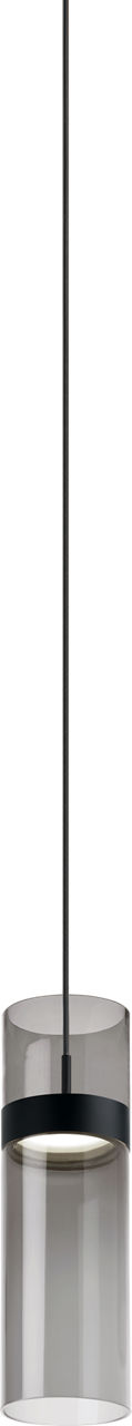Manette Grande Pendant Transparent Smoke Glass black/black 3000K 90 CRI led 3000k 120v