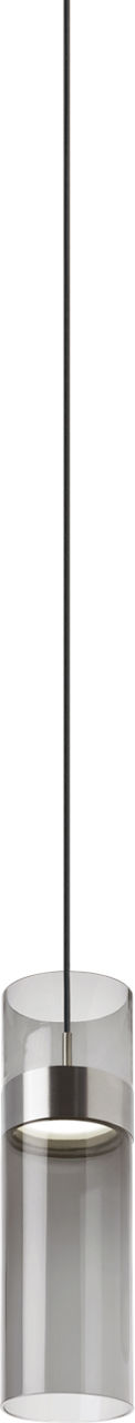 Manette Grande Pendant Transparent Smoke Glass satin nickel/satin nickel 3000K 90 CRI led 3000k 120v