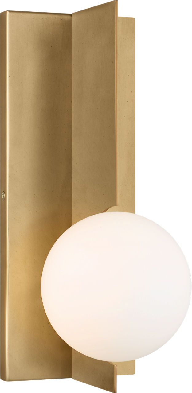 Orbel Wall Natural Brass Bulb Not Included