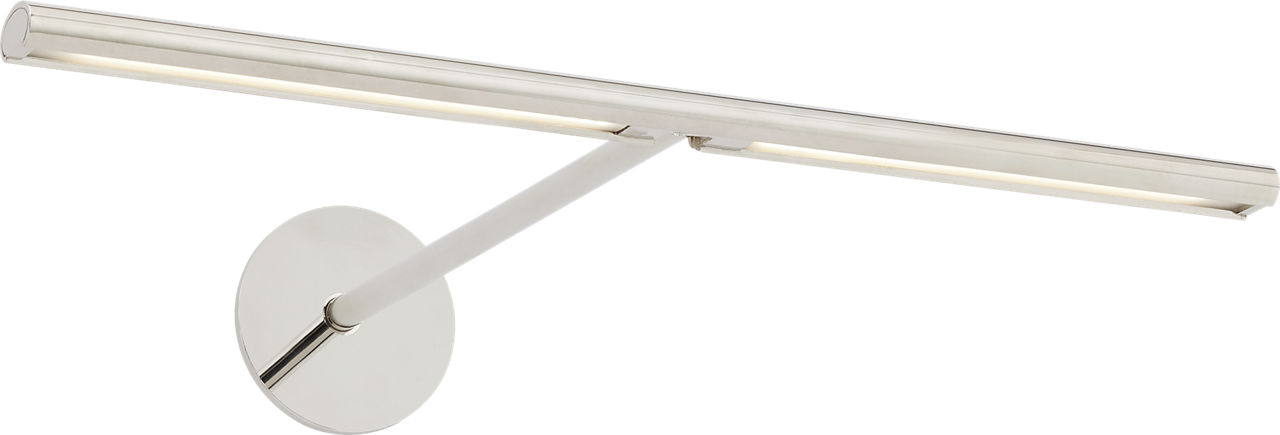 Plural Dome 12 Picture Light polished nickel 2700K 95 CRI integrated led 95 cri 2700k 120v-277v unv