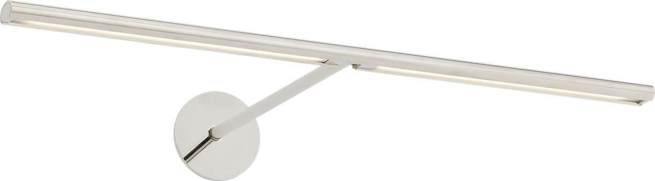 Plural Dome 18 Picture Light polished nickel 2700K 95 CRI integrated led 95 cri 2700k 120v-277v unv