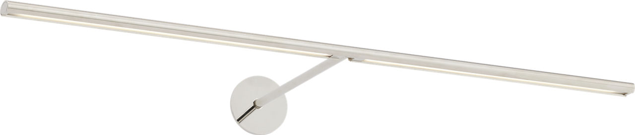 Plural Dome 30 Picture Light polished nickel 3000K 95 CRI integrated led 95 cri 3000k 120v-277v unv