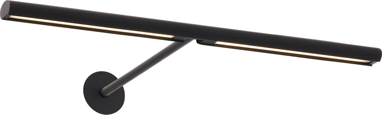 Plural Dome 12 Picture Light Nightshade Black 2700K 95 CRI integrated led 95 cri 2700k 120v-277v unv